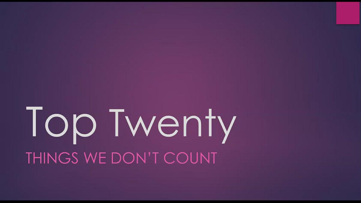 'Video thumbnail for Things we don't Count in English'