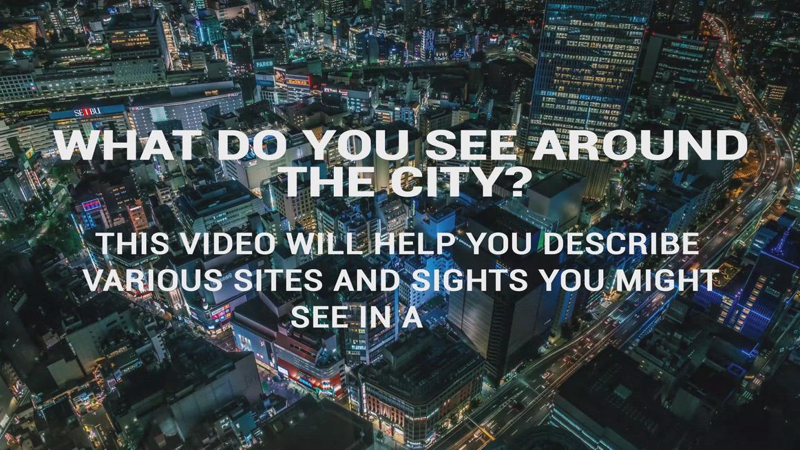 'Video thumbnail for City Sights and Sites'