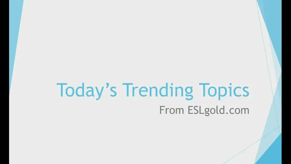 'Video thumbnail for Today's Trending Topic:  Smart Speaker'