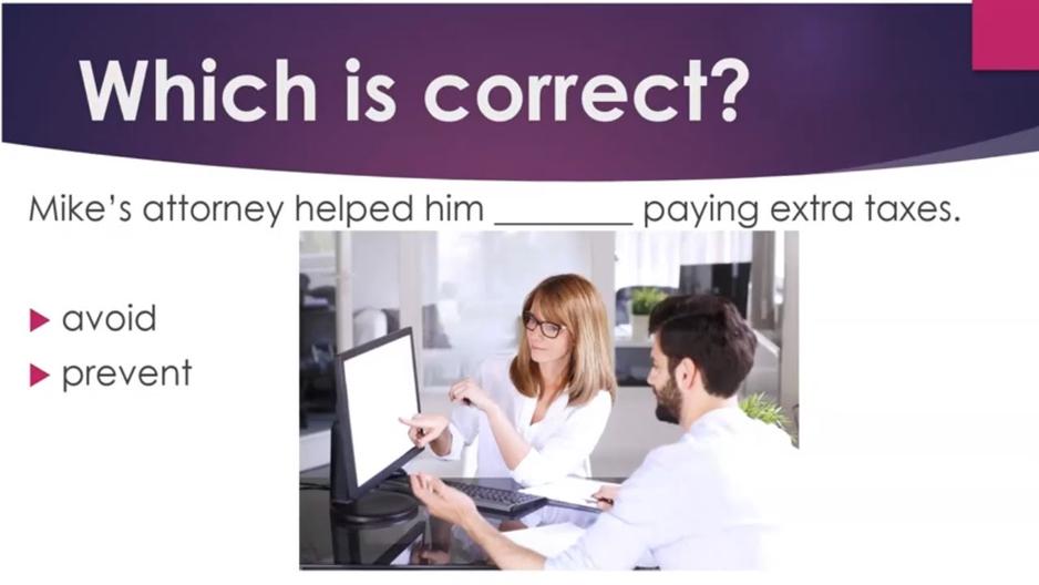 'Video thumbnail for Say it Correctly in English:  Avoid vs. Prevent'