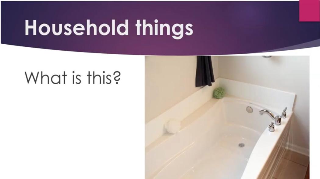 'Video thumbnail for Test Your English:  Household items'