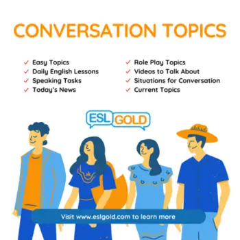 ESL Gold - Free conversation topics for English practice.